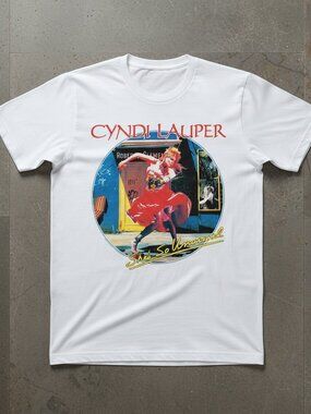 Cyndi Lauper She’s So Unusual Graphic T-Shirt | Vintage 80s Pop Music Tee